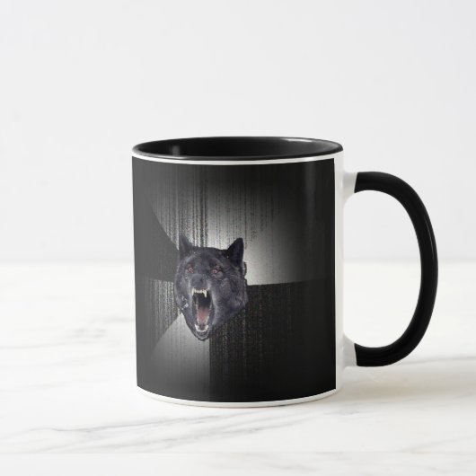 Insanity Wolf Meme Tasse (Rechts)