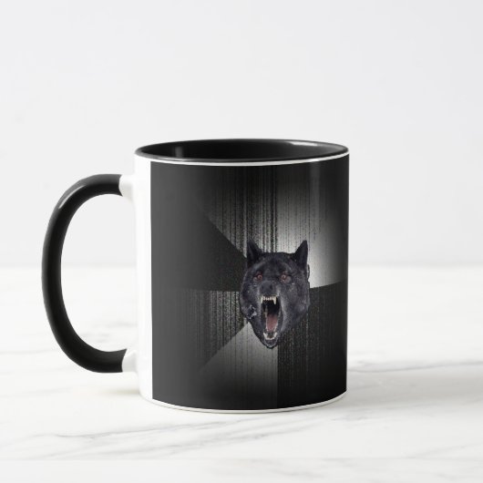 Insanity Wolf Meme Tasse (Links)