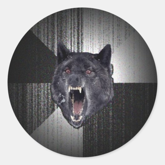 Insanity Wolf Stickers (Vorderseite)