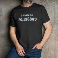 Insasse Nr. PO 1135809 Retro Typografie