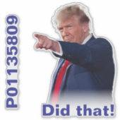 Insasse P01135809 Hatte das! Aufkleber (Vorderseite)