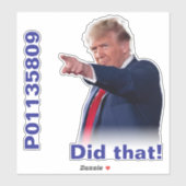 Insasse P01135809 Hatte das! Aufkleber (Blatt)