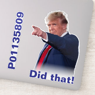 Insasse P01135809 Hatte das! Aufkleber