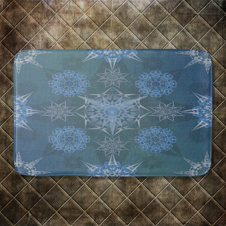 Inschrift der Yantra-Quadrate der Hexa-Dreiecke Badematte