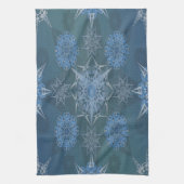 Inschrift der Yantra-Quadrate der Hexa-Dreiecke Geschirrtuch (Vertikal)