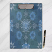 Inschrift der Yantra-Quadrate der Hexa-Dreiecke Klemmbrett