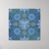 Inschrift der Yantra-Quadrate der Hexa-Dreiecke Leinwanddruck (Vorderseite)