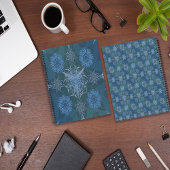 Inschrift der Yantra-Quadrate der Hexa-Dreiecke Notizblock