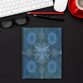 Inschrift der Yantra-Quadrate der Hexa-Dreiecke Notizblock