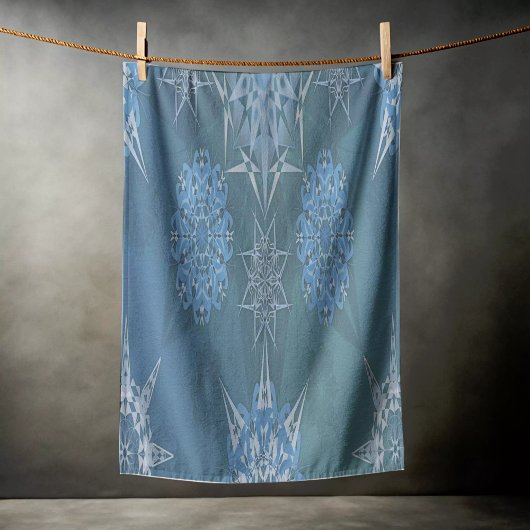 Inschrift der Yantra-Quadrate der Hexa-Dreiecke Strandtuch