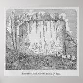 Inschriftenfelsen, in der Nähe des Pueblos Zuni Poster (Vorne)