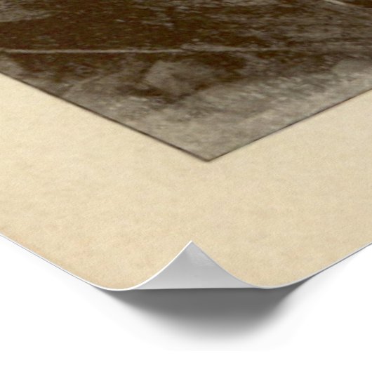 Inschriftenrock - Kelleys Island, Ohio Poster (Ecke)