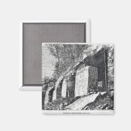 Inschriftentempel, Palenque Magnet (Vorderseite/Rückseite)