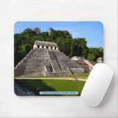 Inschriftentempel, Palenque, Mexiko Mousepad (Mit Mouse)