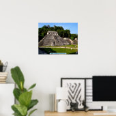 Inschriftentempel, Palenque, Mexiko Poster (Heimbüro)