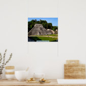 Inschriftentempel, Palenque, Mexiko Poster (Küche)