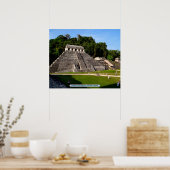 Inschriftentempel, Palenque, Mexiko Poster (Küche)