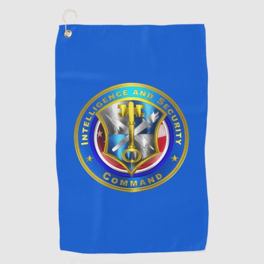 INSCOM-Kommando über Intelligenz und Sicherheit Golfhandtuch (Vorderseite)