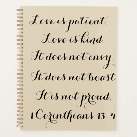 Inscribed Planner Planer (Vorderseite)