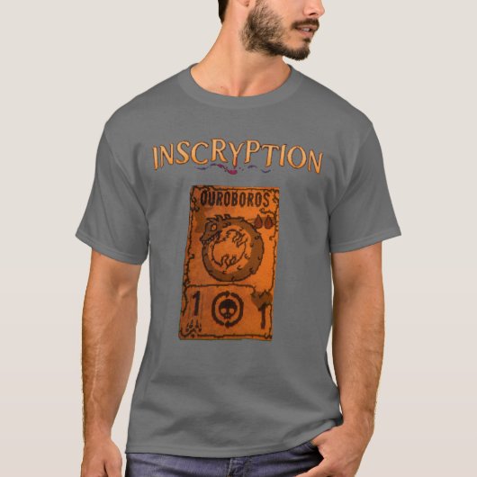 Inscryption Psychological Horror Ouroboros d Game  T-Shirt (Vorderseite)