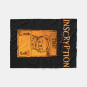Inscryption Psychologische Stehkartenspiel Hallowe Fleecedecke (Vorderseite (Horizontal))
