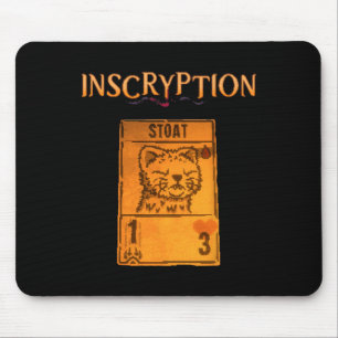 Inscryption Psychologische Stehkartenspiel Hallowe Mousepad