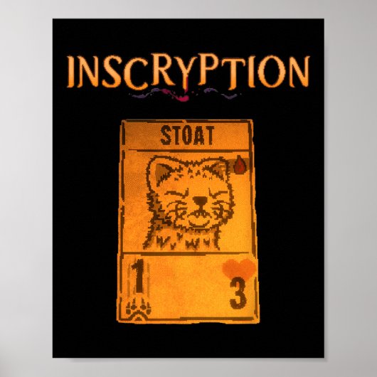 Inscryption Psychologische Stehkartenspiel Hallowe Poster (Vorne)