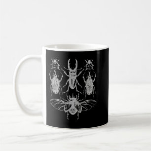 Insect Bug Collection Cicada Stag Beetle Ladybug Kaffeetasse