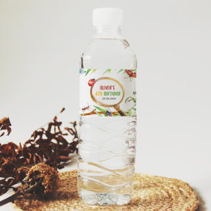 Insect Bugs Geburtswasser-Flaschenetikett Wasserflaschenetikett