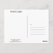 "Insect Bulb" Surreal Art Postcard von Ashazart Postkarte (Rückseite)