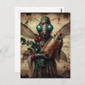 Insect Christmas Fairy Postkarte (Vorne/Hinten)