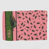 Insect Golf Handtuch (Horizontal)