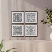 Insect Mandala Art Custom Color Bilderwand Sets