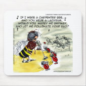 Insect Nightclub Singers Funny Mousepad (Vorne)