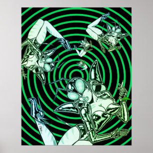 Insectra™/Kosmisches Wirbeln Poster