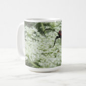 Insekt auf Elderflower Kaffeetasse (Vorderseite Links)