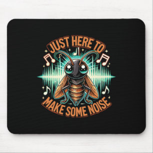 Insekt Grille ist nur hier, um etwas Lärm zu mache Mousepad