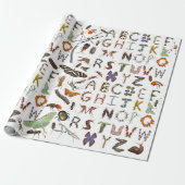 Insekt und Bug Alphabet - Creepy Crawlies for Kids Geschenkpapier (Ungerollt)