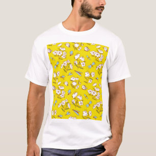 Insekten Blume Schmetterlinge: Sommernahtlose Patt T-Shirt