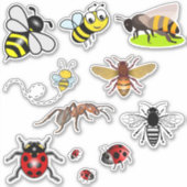 Insekten-Decal-Blätter Aufkleber (Vorderseite)