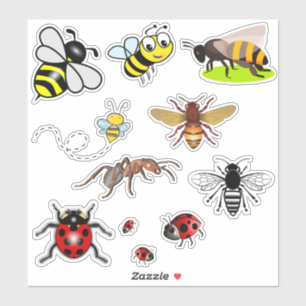 Insekten Decal Sheets Aufkleber