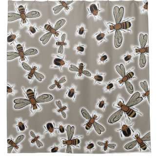 Insekten Duschvorhang
