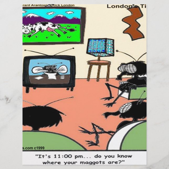 Insekten Eltern Funny Cartoon (Vorderseite)