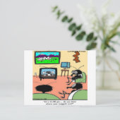 Insekten Eltern Funny Cartoon Postkarte (Stehend Vorderseite)