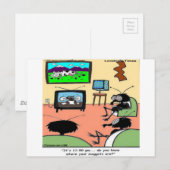 Insekten Eltern Funny Cartoon Postkarte (Vorne/Hinten)