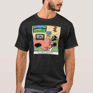 Insekten-Eltern Lustiger Cartoon T-Shirt