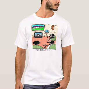 Insekten-Eltern Lustiger Cartoon T-Shirt