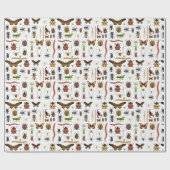 Insekten Geburtstagspartei Geschenkpapier (Flach)