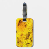 Insekten im Bernstein Gepäckanhänger (Rückseite vertikal)