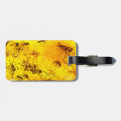 Insekten im Bernstein Gepäckanhänger (Rückseite horizontal)